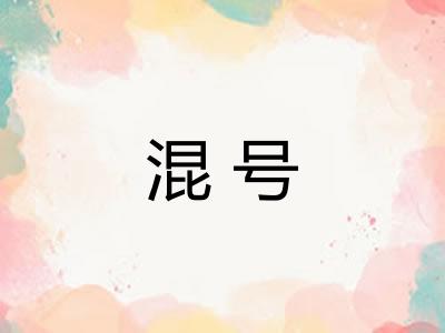 混号 混号