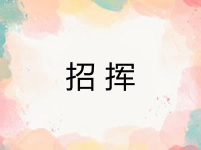 招挥 招挥