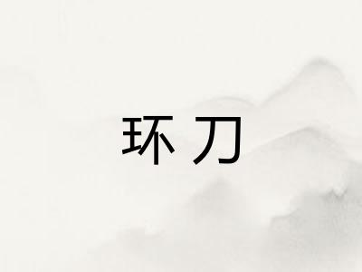 环刀 环刀