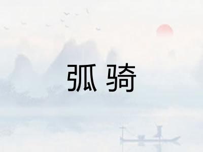 弧骑 弧骑