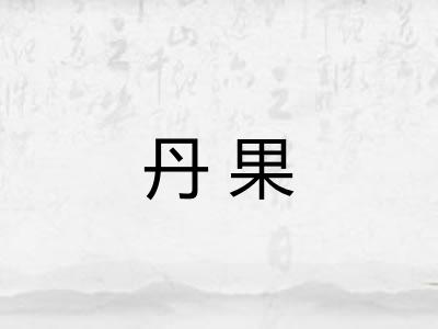 丹果 丹果
