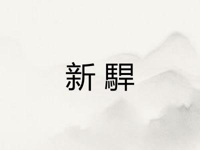 新駻 新駻