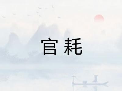 官耗 官耗
