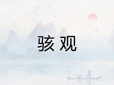 骇观 骇观
