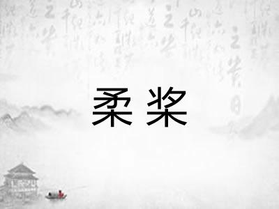 柔桨 柔桨