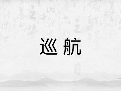 巡航 巡航