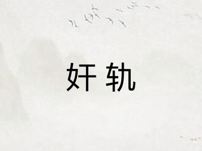 奸轨 奸轨