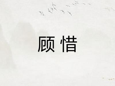 顾惜 顾惜