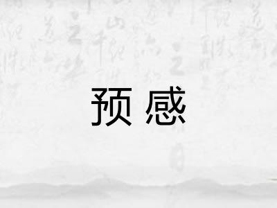 预感 预感
