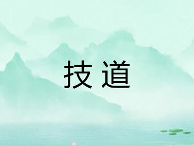 技道 技道
