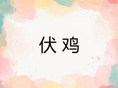 伏鸡 伏鸡