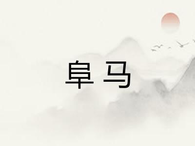 阜马 阜马
