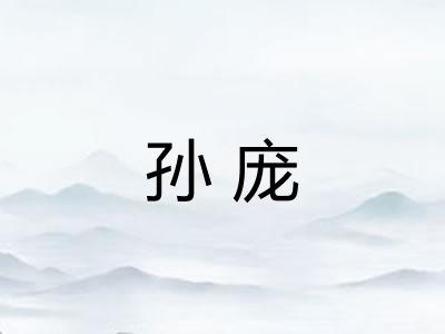 孙庞 孙庞