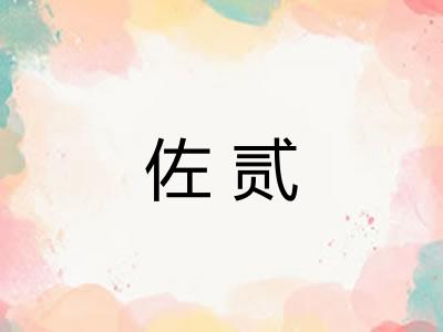 佐贰 佐贰