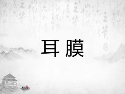 耳膜 耳膜