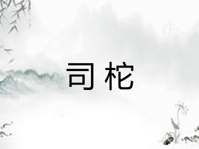 司柁 司柁
