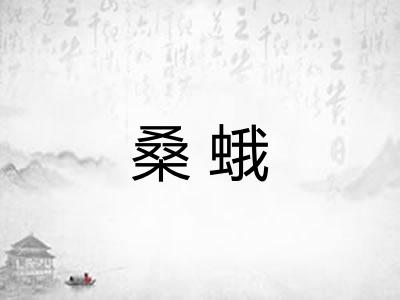 桑蛾 桑蛾