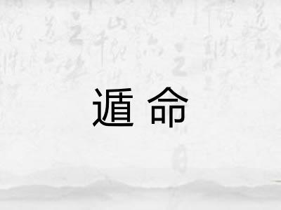 遁命 遁命