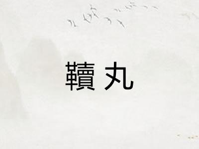 韇丸 韇丸