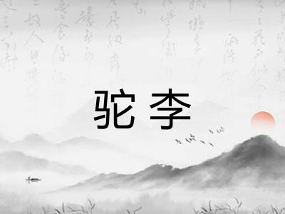驼李 驼李