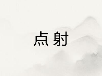 点射 点射