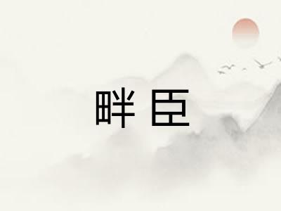 畔臣 畔臣