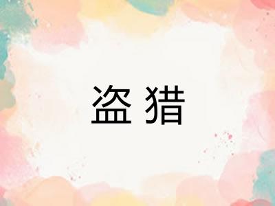 盗猎 盗猎