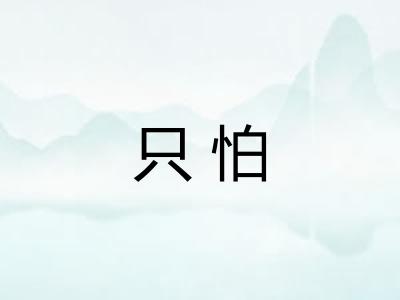 只怕 只怕