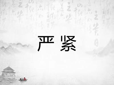 严紧 严紧