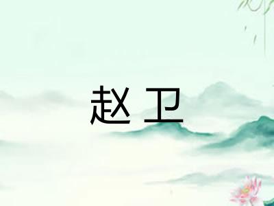 赵卫 赵卫