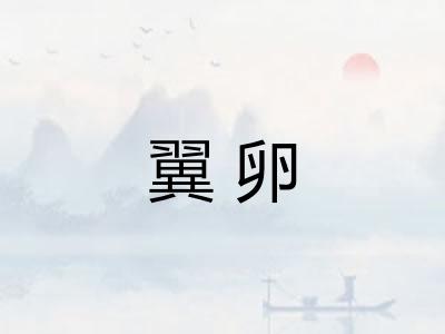 翼卵 翼卵