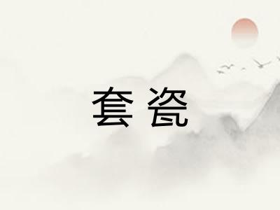 套瓷 套瓷
