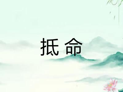 抵命