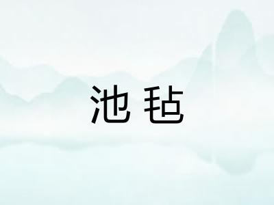 池毡 池毡