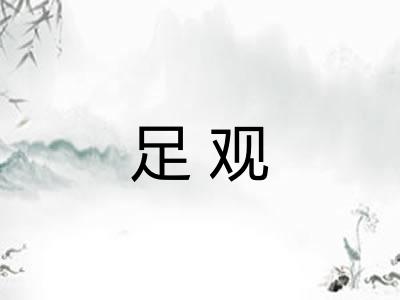 足观