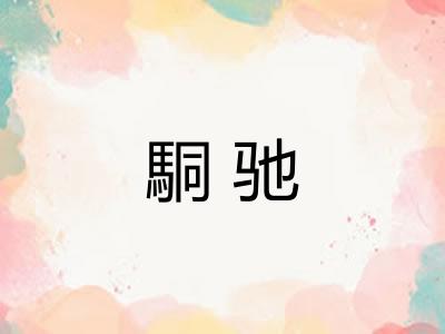 駧驰 駧驰