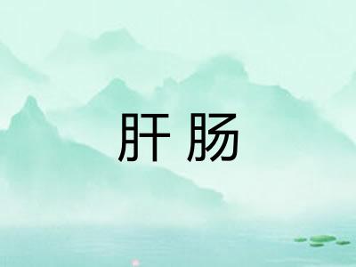 肝肠 肝肠