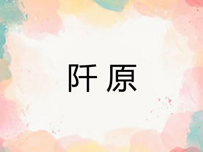 阡原 阡原