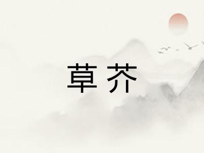 草芥 草芥