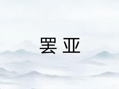 罢亚 罢亚