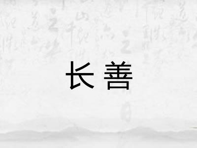 长善 长善