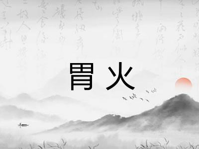 胃火 胃火