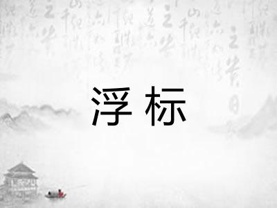 浮标 浮标