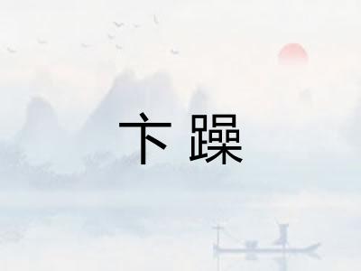 卞躁 卞躁
