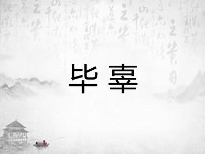毕辜 毕辜