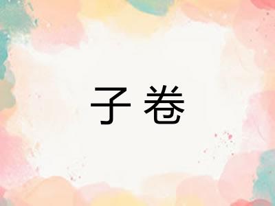 子卷 子卷