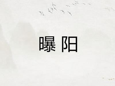 曝阳 曝阳