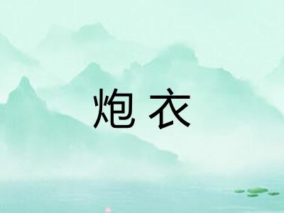 炮衣