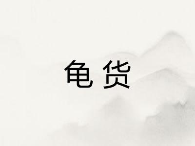 龟货 龟货