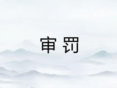 审罚 审罚